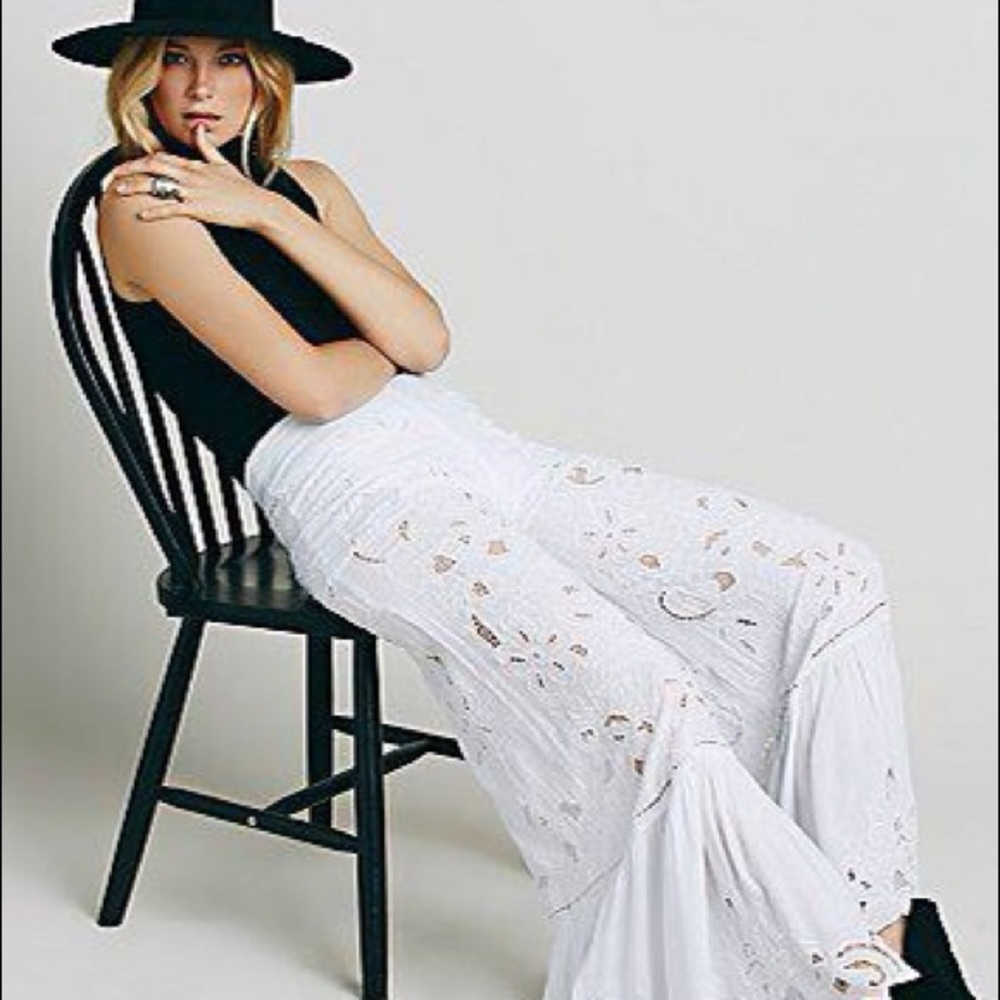 Free people white boho Bali “Dewa pants”